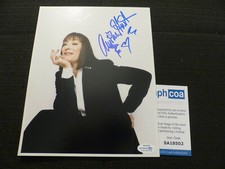 ANJELICA HUSTON signed autograph on 20x25 cm photo in person ACOA