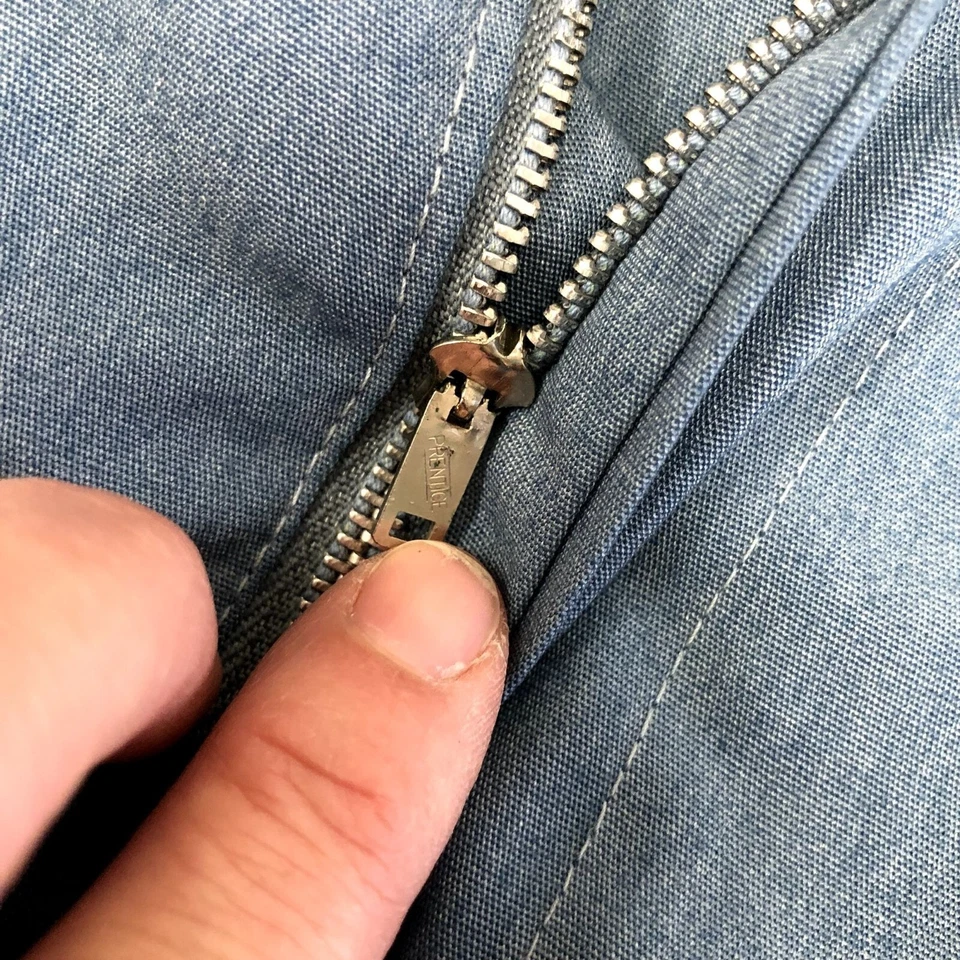 Vtg 50's Men's Sky Blue ROCKABILLY Trousers VLV Vegas Slacks Dress Pants 30 - Image 3 of 4