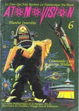 ATOM VISION #6 - 1997 revista de cine francesa - Forbidden Planet, Rocketman, Dr. X