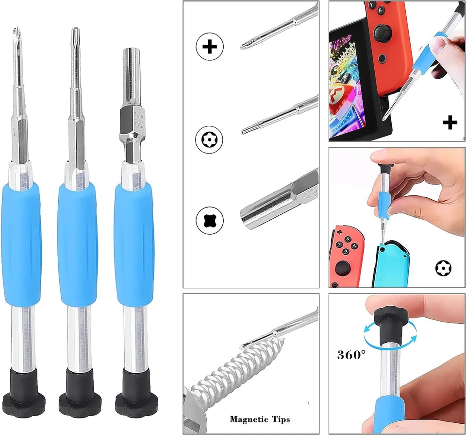 10 IN 1 Triwing Screwdriver Repair Tool Kit for PS4/PS5/Nintendo Switch/Xbox One - Image 4 of 4