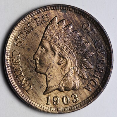 1903 Indian Head Cent Penny BU *UNCIRCULATED* MS E159 DAEN