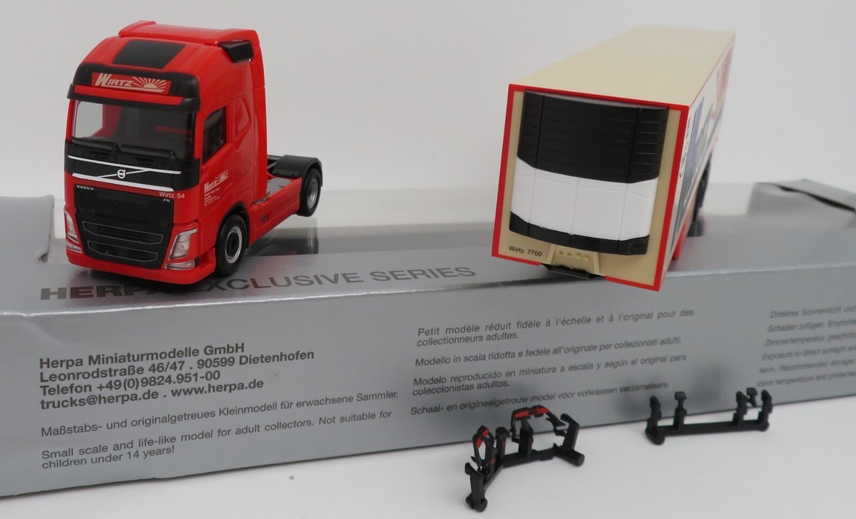 Herpa Modèle De Camion Volvo FH Gl. XL 2020 Semi-remorque Frigorifi