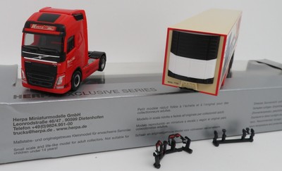 Camion Volvo Avec Remorque Bruder échelle 1:87 Herpa 151160 - Occasion