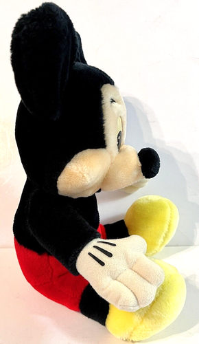 Mickey Mouse Plush Disneyland Walt Disney World Vintage Tag Stuffed Animal 13 in - Picture 4 of 13