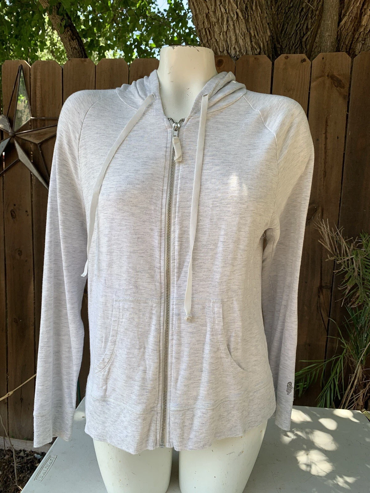 UNDERCOVER Felpa con cappuccio e zip Victoria's Secret Angel strass taglia large.