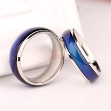 Fashionable Amazing Retro Cool Trendy Temperature Colour Change Mood Ring