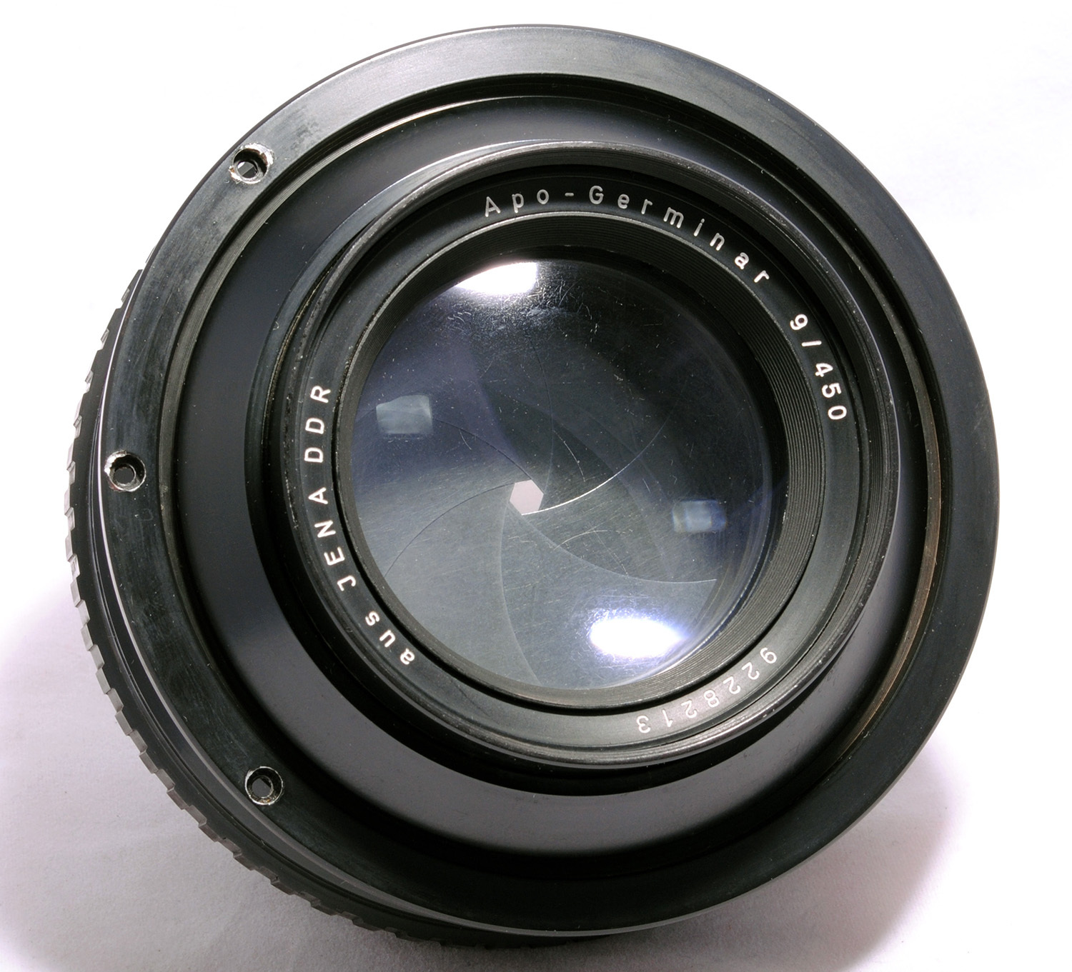 APO-GERMINAR 450mm f9 9/450 aus JENA DDR Large Format LENS (Carl Zeiss  analog)