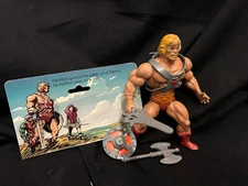 Vintage 1980 MOTO Action Figures Comics Back cards U Choose Conditon noted AG24