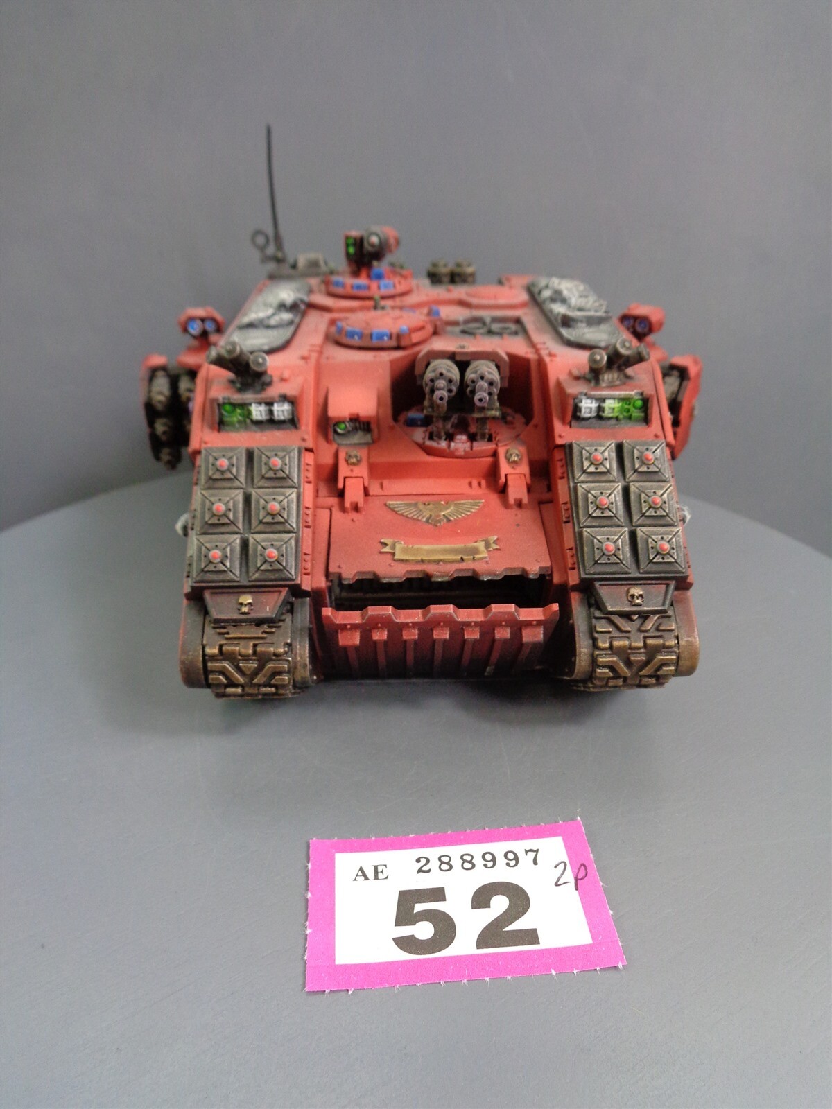 WARHAMMER 40,000 Space Marine Blood Angel LAND RAIDER CRUSADER 52 WARHAMMER 40,000 Space Marine Blood Angel LAND RAIDER CRUSADER 52