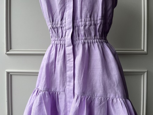 COUNTRY ROAD waist detail mini dress lilac | SIZE: 14, L | $199 new - Picture 4 of 12