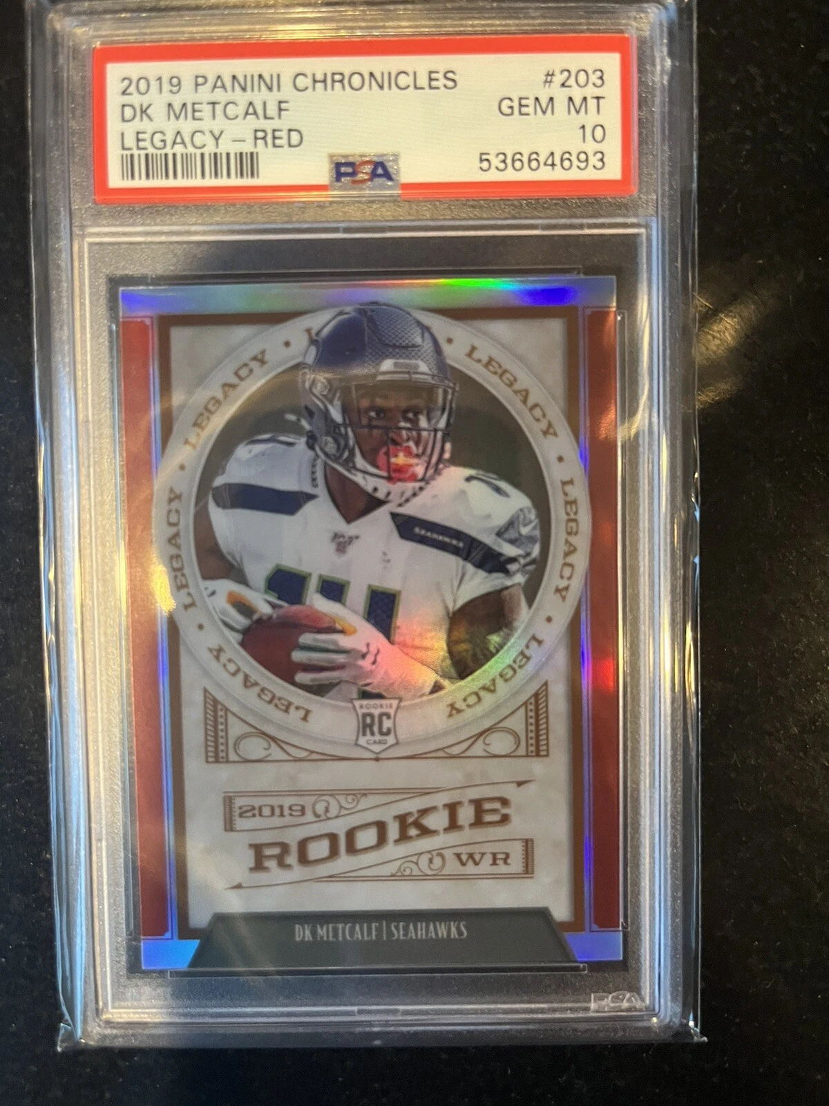 DK Metcalf Panini Chronicles Legacy #203 Red