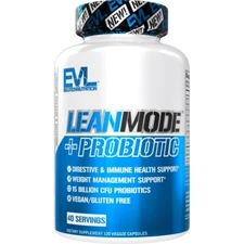 EVL LeanMode+Probiotic, Digestive/Immune, Support Weight Manage 120ct BB 01/26