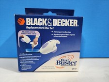 Genuine Black  Decker VF10 DustBuster Replacement Filter Set Dust Buster