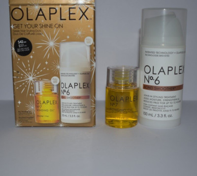 Olaplex Get Your Shine On Sleek Hair Styling Duo - Frizz Control BRAND NEW