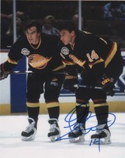 Vancouver Canucks Geoff Courtnall Signed Autographed 8x10 Photo COA