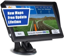 7 Inch Car & Truck GPS 256MB+8GB Navigation System Navigator 98 US Canada Mexico