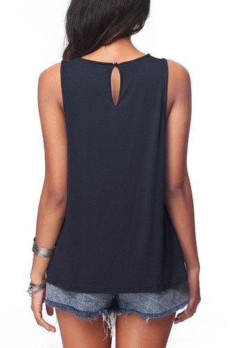 Neu Damen schlicht ärmellos Trägertops lässig lose Shirts Bluse T-Shirt Plus Größe - Bild 20 von 44