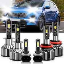 For Kia Sorento 2007-2013 Led Headlight Hilofog Light Combo Bulbs 6500k White For Kia Sorento 2007-2013 Led Headlight Hilofog Light Combo Bulbs 6500k White