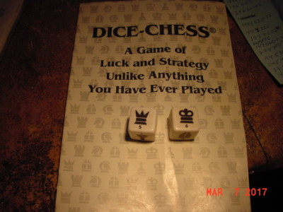 ****DICE   CHESS ***chess with dice moves