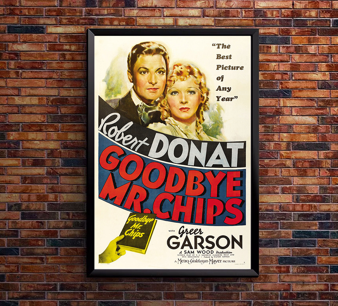 Goodbye Mr Chips - 1939 - Vintage Movie Poster - US Version | eBay