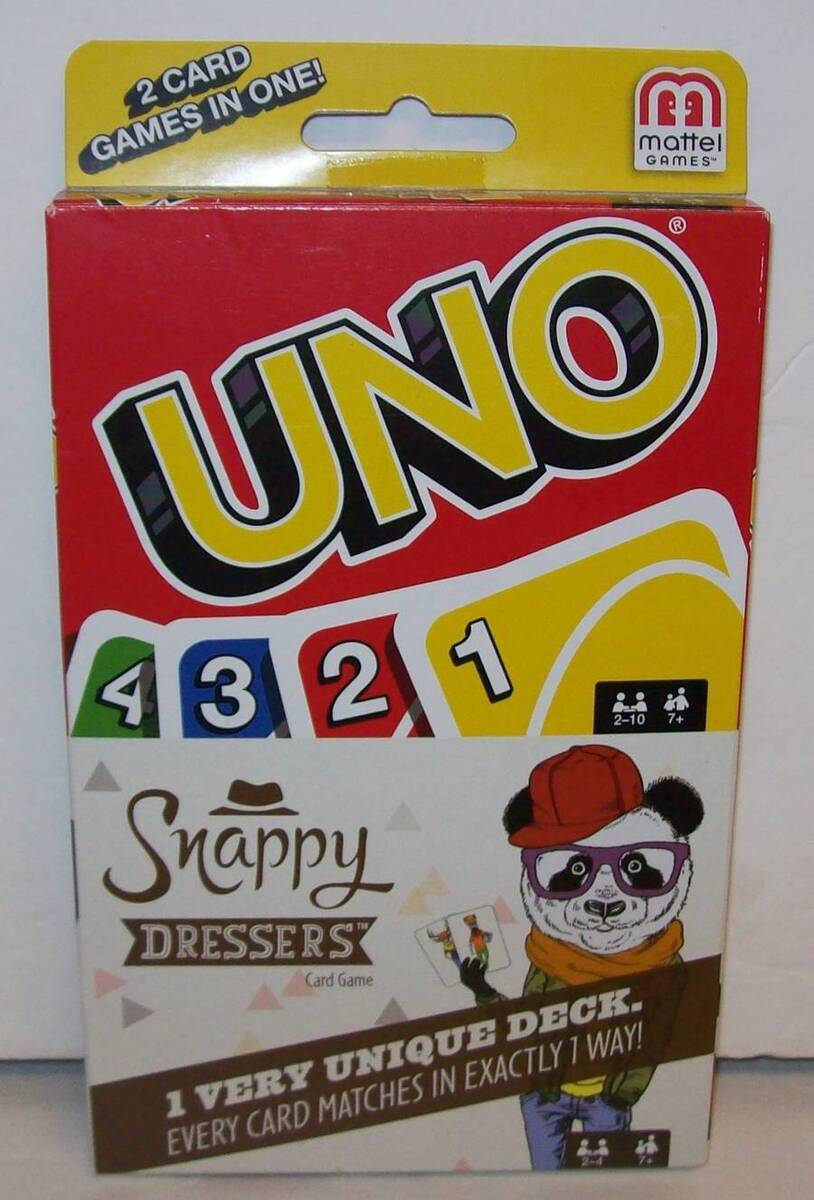 UNO Family Card Game Snappy Dressers Card Games 10 Ways to Play NEW