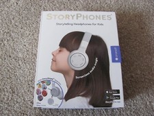 StoryPhones Storytelling Bluetooth Wireless Kids Headphones Intro Bundle White
