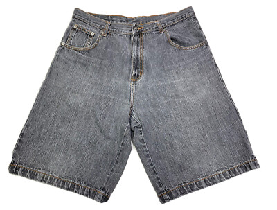 よ。様 Joker Jean Shorts Men's 36 Baggy Streetwear Hip Hop Denim