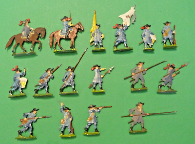 Plats d'étain - Zinnfiguren - Flat tin - ALLGEYER - 41 soldats second