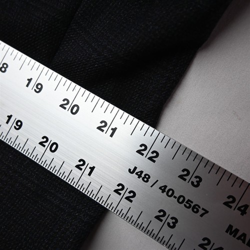 Van Heusen Flex 46R Black Gray Glenn Plaid Mens Blazer Sport Jacket Coat - Picture 8 of 12