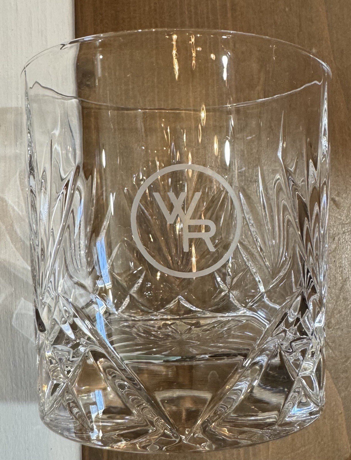Set of 2 Limited Edition WOODFORD RESERVE Glencairn Crystal Rocks Glasses-image