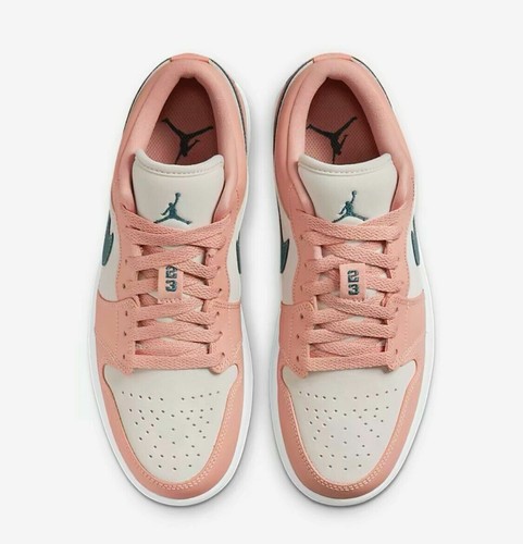 Air Jordan 1 Low Women's Size 7.5 LT Madder Root/Dark Teal Green DC0774-800 - Picture 5 of 8