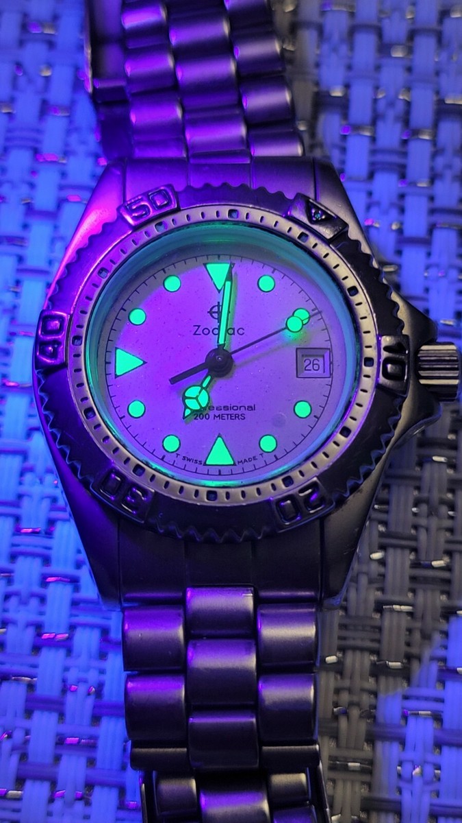 Vintage Zodiac Professional 209.11.01 Stainless Steel 200m Ladies