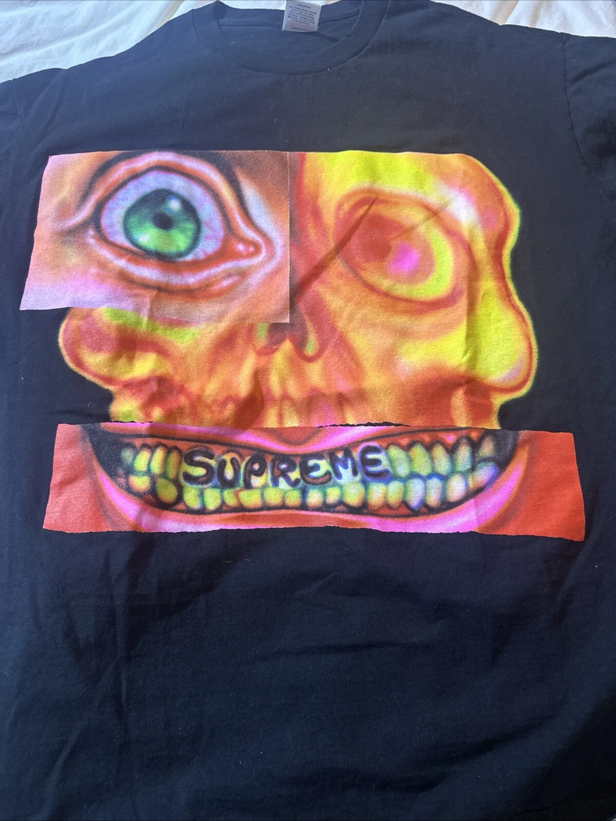 Supreme Fw21T29 Face Skeleton T shirt