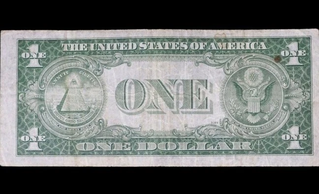 RARE 1935-A $1 Silver Certificate with Experimental Red "S" Fine VERY FINE - Image 2 of 2