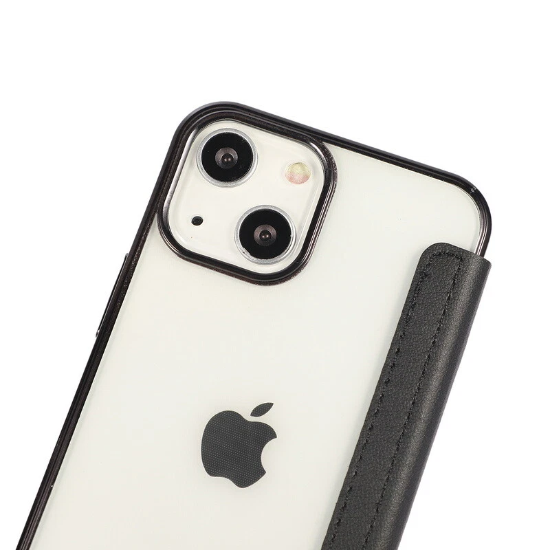 Leather Flip Wallet Cover Silicone Soft Case For iPhone 15 14 13 12 Pro Max XR 8 - Image 3 of 4