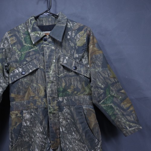 Field Staff Mossy Oak Coveralls Camo Outdoors Lined Insulated Boys Medium measrd - Picture 4 of 23