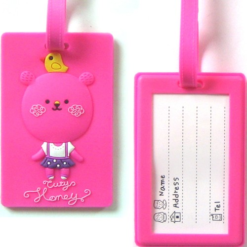 FUNKY LUGGAGE TAG Address Label Bag Baggage Case Holiday Suitcase