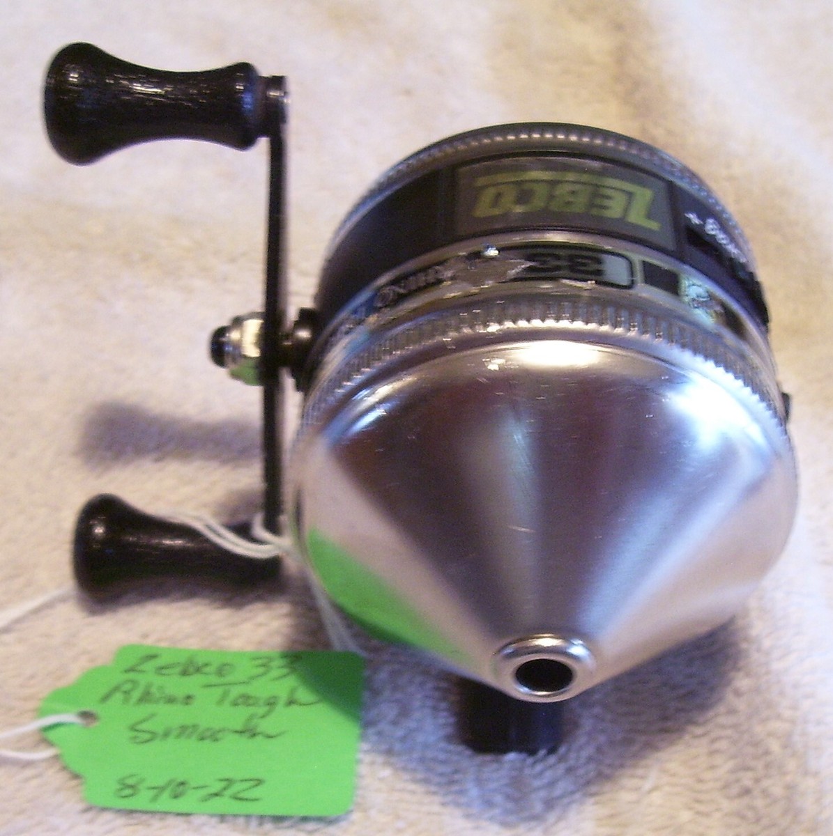 VINTAGE ZEBCO 33 RHINO TOUGH REEL 8/10/22 WORKING VERY SMOOTH | eBay