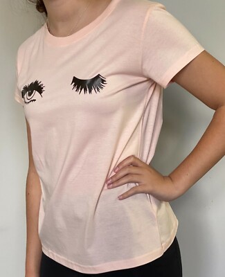 ladies winking eye tee shirt