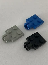 LEGO Parts 3730 (2pcs) Plate, Modified 2 x 2 w Towball Socket, Short 4 Slots