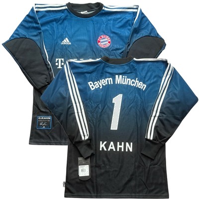 2002/03 Bayern Munich Goalkeeper Jersey #1 Oliver Kahn Small L/S