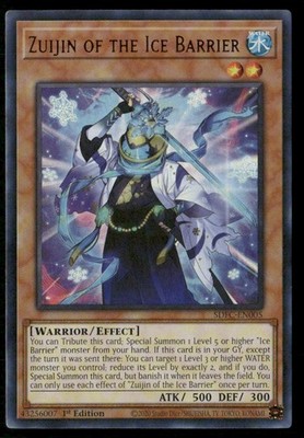 Zuijin of the Ice Barrier SDFC-EN005 Ultra Rare Yu-Gi-Oh 1st Edition Near Mint