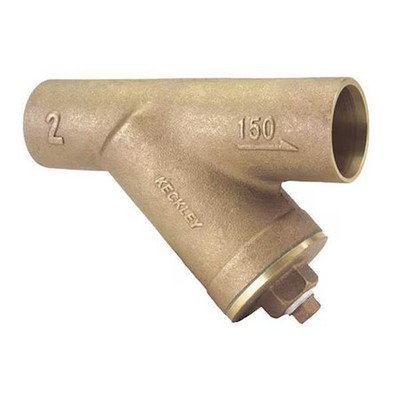 Keckley 21/21Sjy-Bc045p34-Fti-E Y Strainer, 2-1/2'' Pipe, Sweat, Bronze, 200 Psi