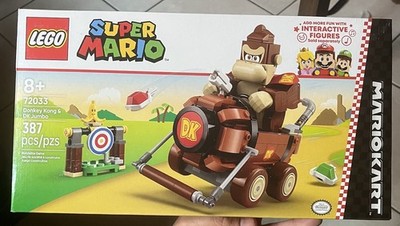 Lego Nintendo Super Mario Kart Game ''72033'' Donkey Kong DK Jumbo New Retired Set