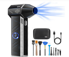 Compressed Air Duster -180000RPM Electric Air Duster for Cleaning PC Keyboard, 4