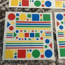 Mrs Grossman Vintage 6x6 inch 'Geometric Shapes' (1992)