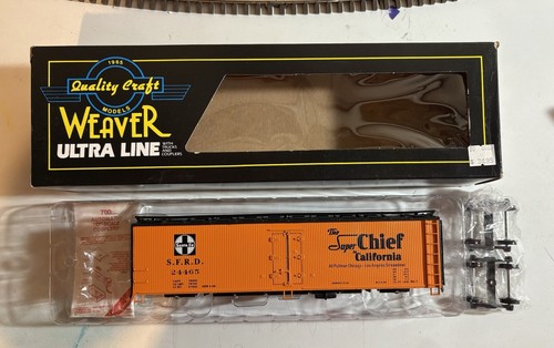 Coche refrigerador Weaver Ultra Line Santa Fe Super Chief #24465 escala O 3 rieles | Zustand: New