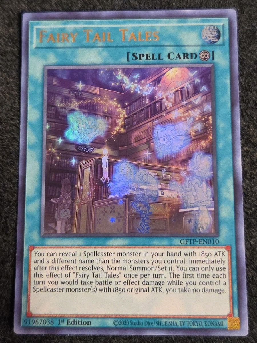 x1 Fairy Tail Tales - GFTP-EN010 - Ultra Rare - 1st Edition