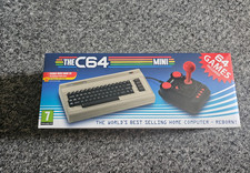 Commodore C64 Mini Microconsole HDMI, 64 Preloaded Games, Joystick