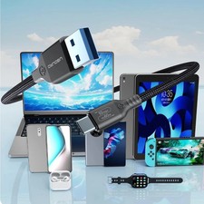 USB 3.2 Gen 2 USB-A to USB-C Cable 10Gbps 60W Fast Charging Data Cord